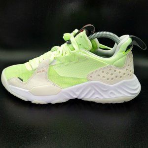 LOOK SEE PROMO Nike Air Jordan Delta Barely Volt CT1003-700 WMN SZ 7 = MN SZ 5.5